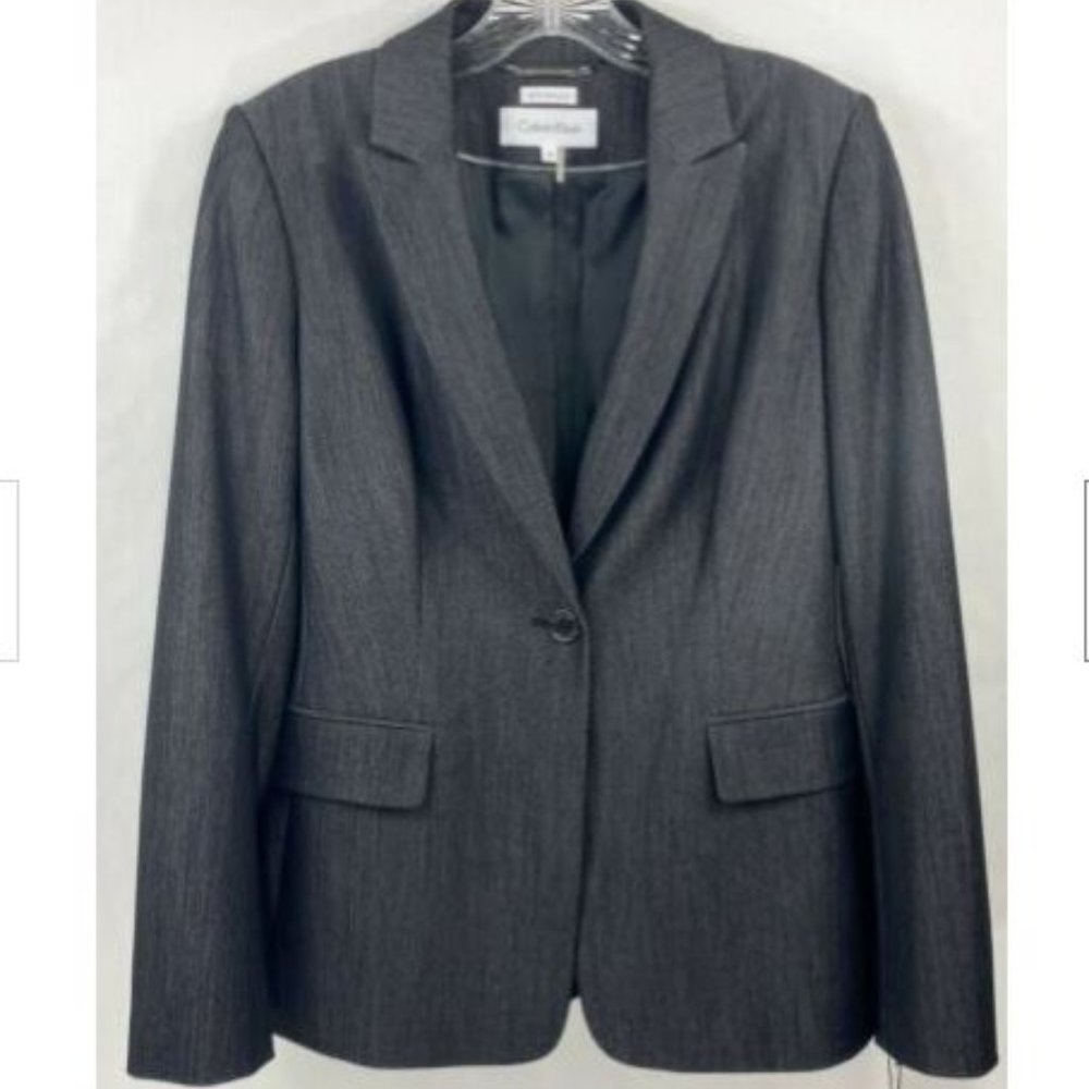 Calvin Klein Stretch black Blazer Suit Jacket